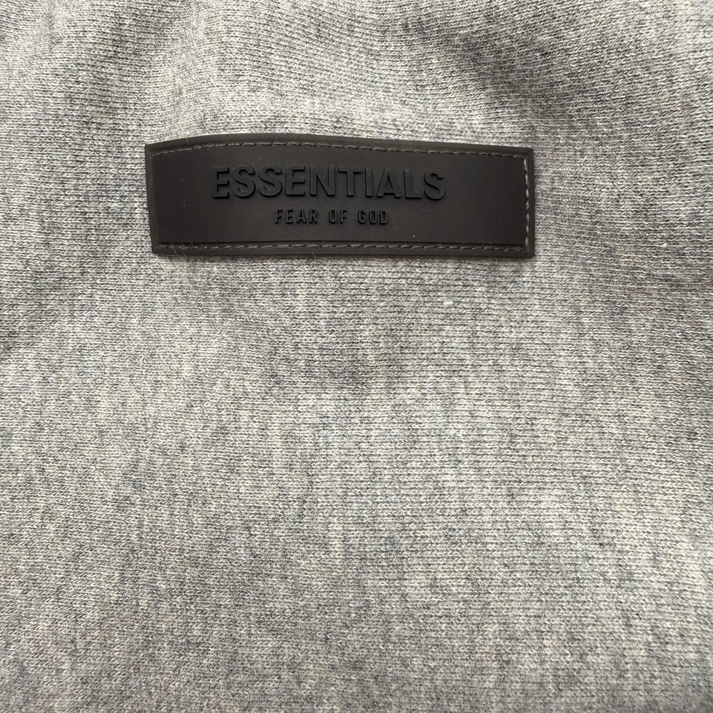 Fear Of God Essentials Hoodie Mens Medium Gray Pullover Streetwear - Picture 5 of 7